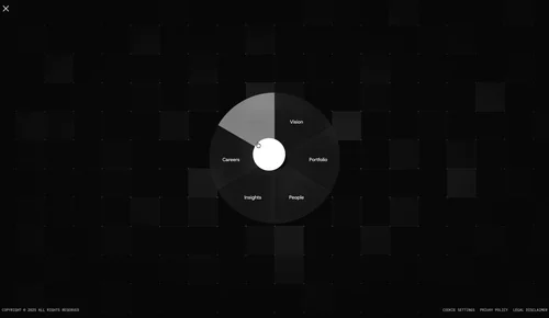 Awwwards navigation menu