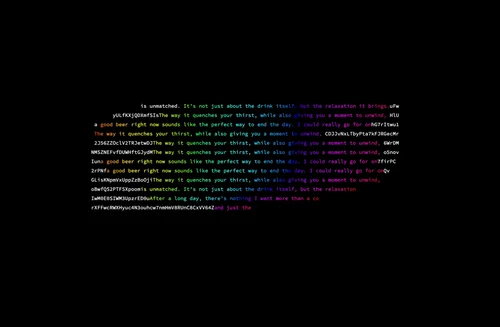 Insane text animation